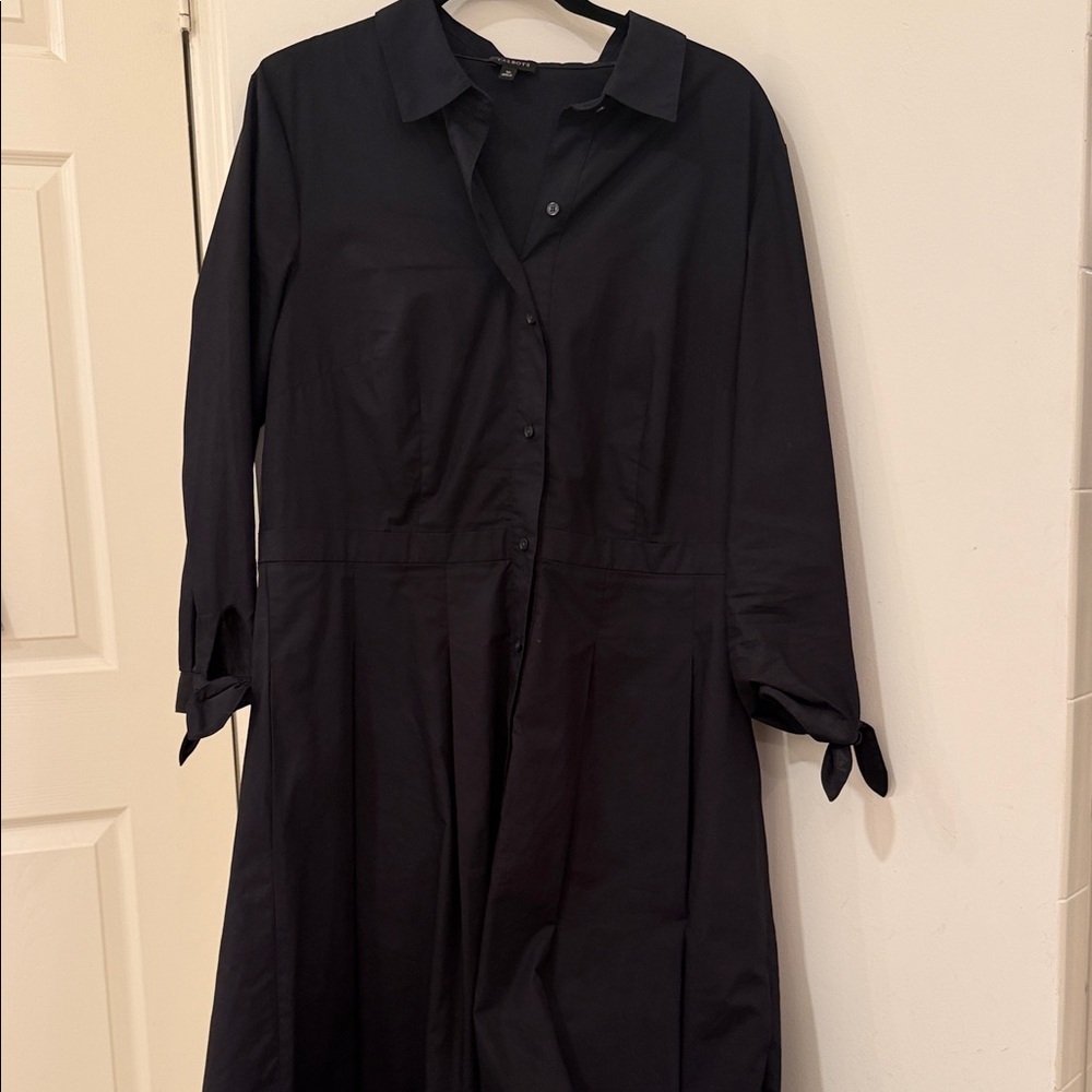 Talbots Classic Black Long Sleeve Dress